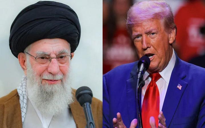 খামেনির হুঁশিয়ারির জবাবে যা বললেন ট্রাম্প